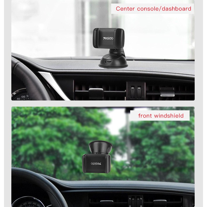 ขาตั้งโทรศัพท์ในรถ Yesido C2 Car Holder ที่วางโทรศัพท์มือถือในรถยนต์