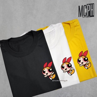 BLOSSOM POWERPUFF GIRLS Minimalist Statement Shirtเสื้อยืด