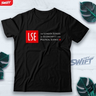 [COD]เสื้อยืด พิมพ์ลาย Lse LONDON SCHOOL OF ECONOMICS UNIVERSITY DISTROS-5XL