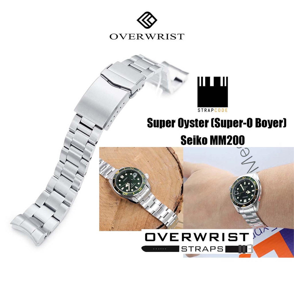 สายนาฬิกา Strapcode รุ่น Super Oyster for Seiko MM200 SPB077, SPB079, SBDC061, SBDC063,SPB109j1,SBDC071,SPB083J