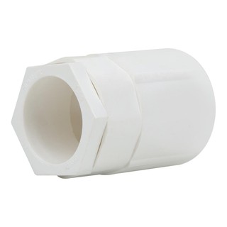 Joints PVC CONNECTOR-TOT SCG 32MM BS WHITE Conduit, accessories Electrical work ข้อต่อ ข้อต่อเข้ากล่อง PVC SCG 32 มม. มา