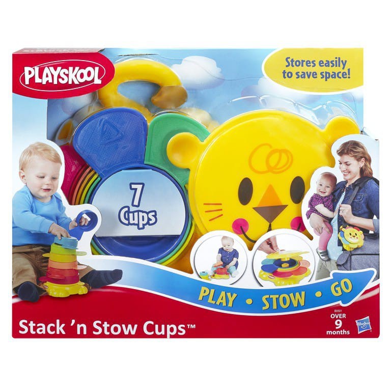 Playskool Stack 'n Stow Nesting Cups Activity Toy with 7 Cups