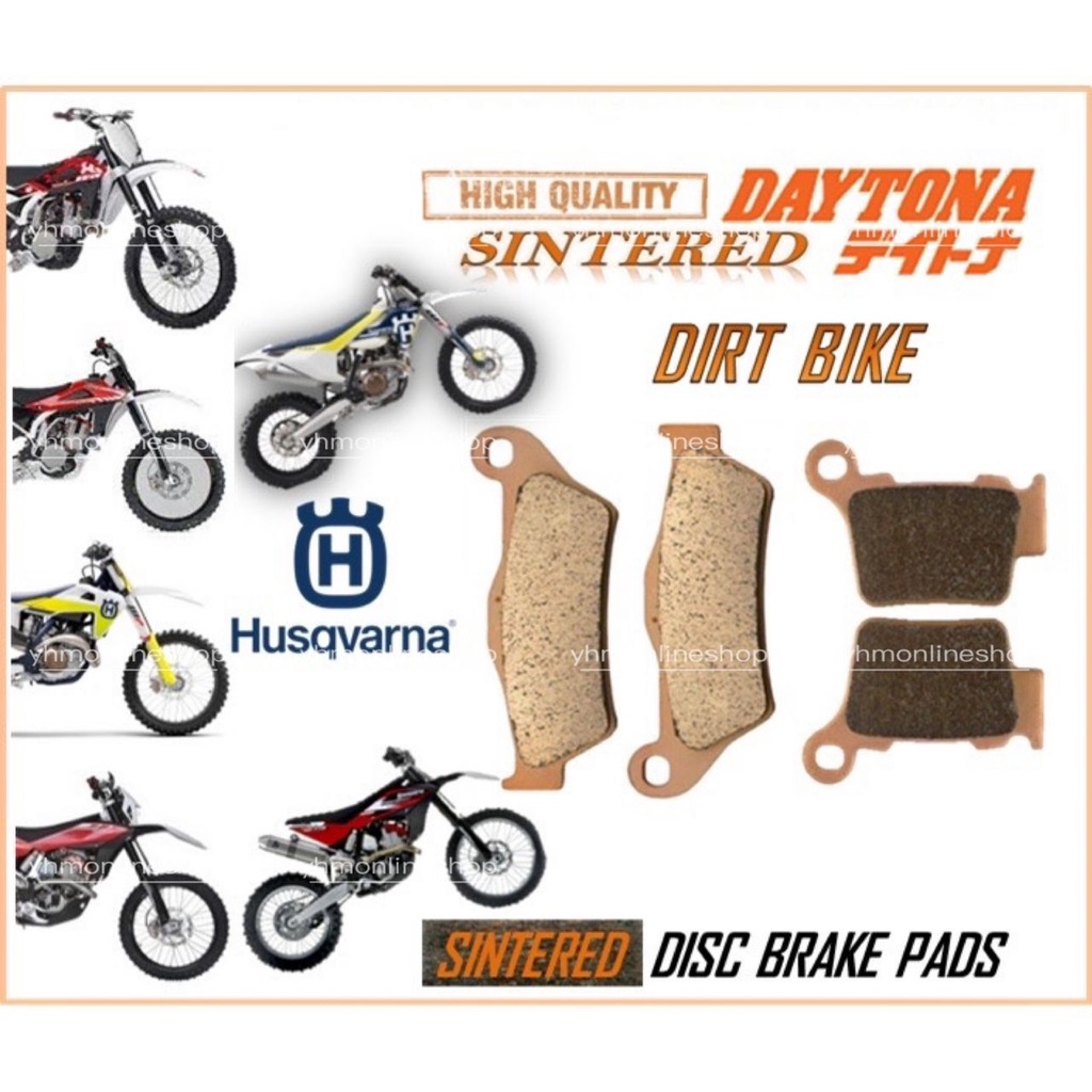 Husqvarna ผ้าดิสเบรค TC449 TE449 FC450 FE450 TC450 TXC450 Sintered Long Life