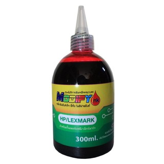 Modify ink หมึกเติมTank สำหรับเครื่อง Hp ทุกรุ่น ขนาด 300ml(Maganta)