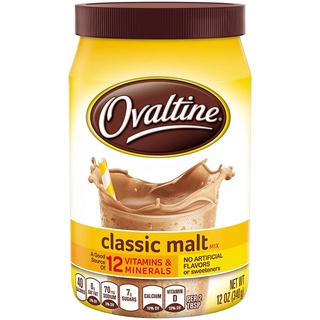 OVALTINE Classic Malt Flavored Milk Mix 12 oz. นำเข้าจากอเมริกา