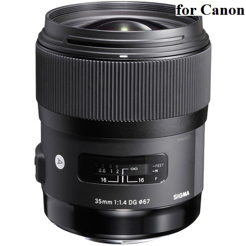 Sigma 35mm f/1.4 DG HSM Art Lens - [For Canon EF]