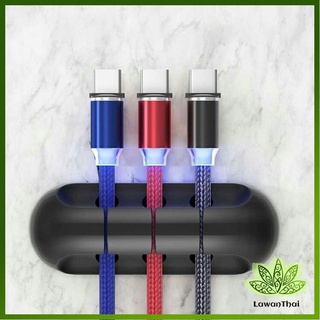 Lawan ตัวจัดระเบียบสายเคเบิลข้อมูล ที่ยึดสายไฟ ที่เก็บสายหูฟัง  data cable organizer