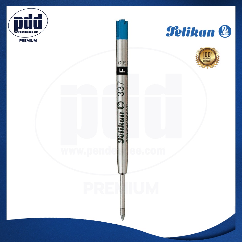 ไส้ปากกาลูกลื่น Pelikan 337 M สีน้ำเงิน หัว M,F - Pelikan 337 M Giant Ballpoint Pen Refill Blue หัว M,F  [Pdd Premium]