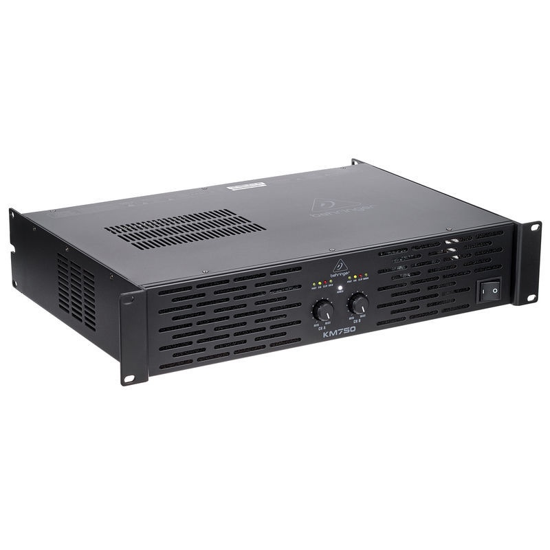 Behringer KM750 เพาเวอร์แอมป์ 2 แชนแนล 200 วัตต์/ช่อง ที่ 8 โอห์ม Class-AB