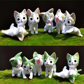 ﻿DIY ตุ๊กตาแมวตกแต่งสวนจิ๋ว ตุ๊กตาจิ๋ว (เซ็ต 6 ชิ้น)  CAT01-02