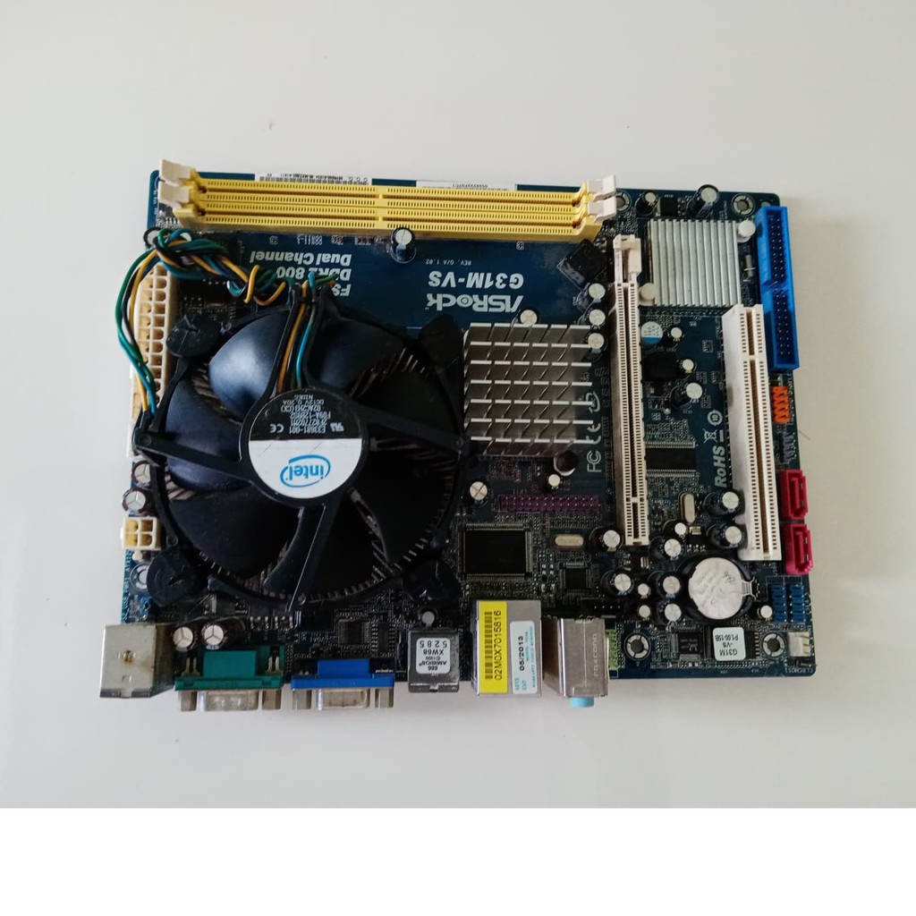 Mainboard 775 + CPU Intel Core 2-Slot Ram/DDR2