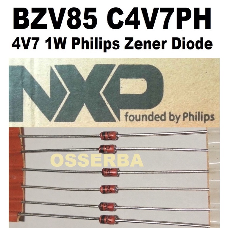 BZV85 C4V7PH 4V7 1W Philips Zener Diode