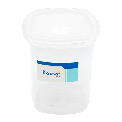 Homehapp  กล่องอาหารทรงเหลี่ยม KASSA HOME รุ่น FSX-0910-TPX ขนาด 1,200 มล. สีขาว