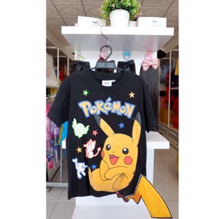 ‼️พร้อมส่ง‼️เสื้อยืดลายโปเกมอน ลิขสิทธิ์แท้