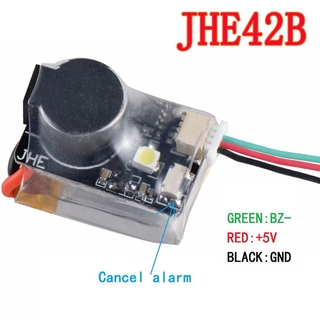 Jhemcu Finder JHE42B 5V Super Loud Buzzer Tracker 110dB พร้อมสัญญาณเตือน LED Buzzer สําหรับ FPV Multirotor Racing Drone Flight Controller