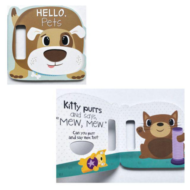 Hello animal board Book Hello Farm หนังสือพกพา