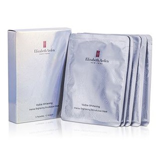 ทักแชทร้านก่อนสั่ง ELIZABETH ARDEN Visible Whitening Intense Brightening Biocellulose Mask Size: 5pcs