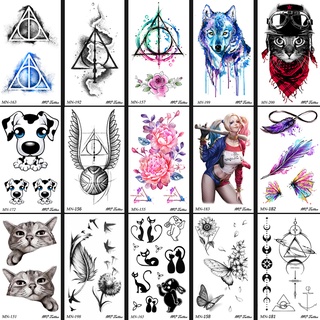 MN-151-200 สติ๊กเกอร์แทททู ไซส์ มินิมอล ขนาด 6x10.5cm sticker tattoo