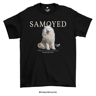 เสื้อยืดลาย SAMOYED (ซามอยด์) Classic Cotton Unisex by 【Nothing Hills】 ใหม่