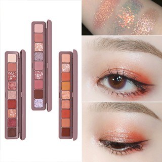 (ใหม่/แท้) NOVO Eyeshadow โนโวอายแชโดว์เนื้อกลิตเตอร์ 9 สี