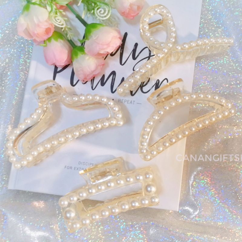 กิ๊ฟ​งับมุกขนาดใหญ่​ 7-10​ ซม.​ **พร้อมส่ง**