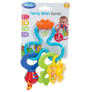 [ใช้ 2 โค้ดลดเพิ่ม] Playgro ของเล่นเสริมพัมนาการ Twirly Whirl Rattle