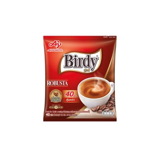 Birdy 3in1 กาแฟโรบัสต้า แพค 40 ซอง