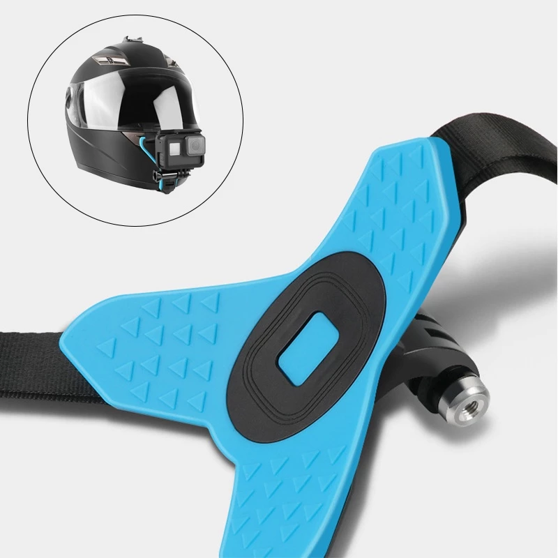 อุปกรณ์เสริมเมาท์ขาตั้งกล้องแอคชั่น ติดหมวกกันน็อค แบบเต็มหน้า สําหรับ Gopro 9 8 7 6 5 Chin mount Helmet thumbnail 5