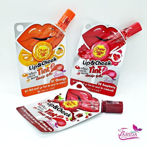 Chupa Chups Candy Mousse Tint Lip&Ceek 3g. จูปา จุปส์ แคนดี้ มูสทินท์ ลิปแอนด์ชีค(ผลิตภัณฑ์สำหรับตกแ