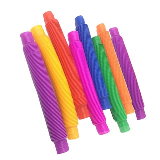 ของเล่นท่อป๊อปบรรเทาความเครียดโฟกัส Bendable ของเล่นสําหรับเด็ก