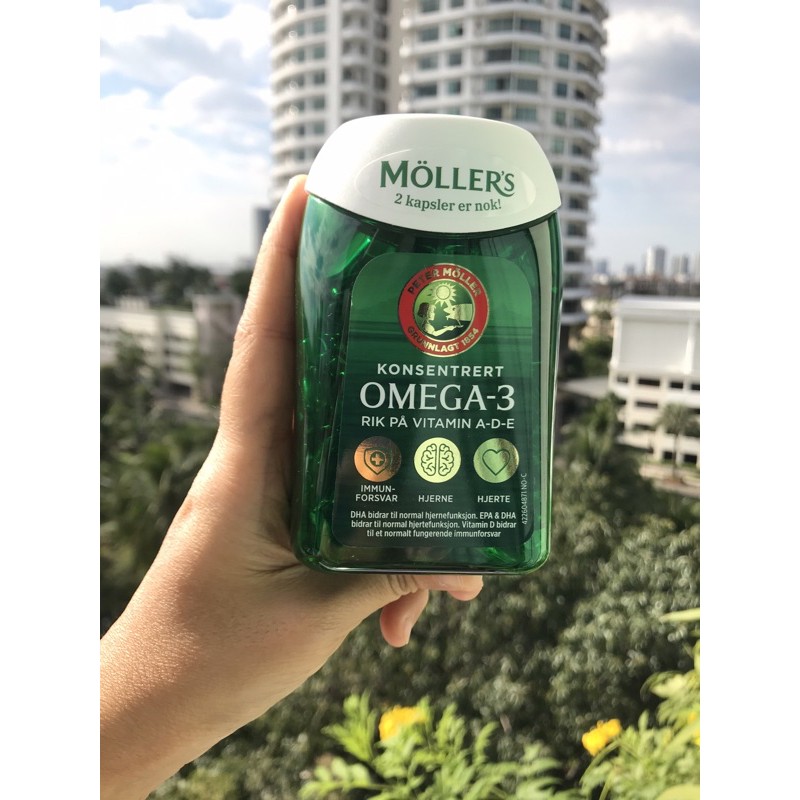 น้ำมันปลา Omega-3 Moller’s สินค้ามีคุณภาพจากนอรเวย์