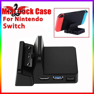 [เครื่องเกม]Mini DIY Replacement Dock Case for Nintend Switch Docking Station Portable