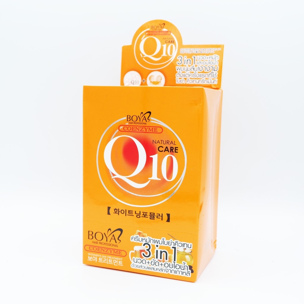 Karmart Treatment Boya Q10 แบบซอง 18g ครีมหมักผม โบย่า คิวเทน ทรีทเม้นท์ ทรีทเม้น์สปาผม นวด หมัก อบ 