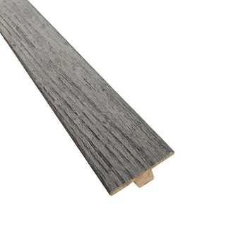 MDF JOINT 40X2450X12mm. GRAY ENDING FLOORING ตัวจบระหว่างห้อง MDF CROBERN 40x2450x12 มม. สีเทา อุปกรณ์ตัวจบไม้พื้น พื้นล