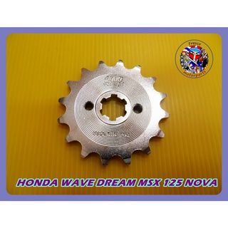 สเตอร์หน้า 16T HONDA WAVE DREAM MSX 125 NOVA Front Sprocket 16T