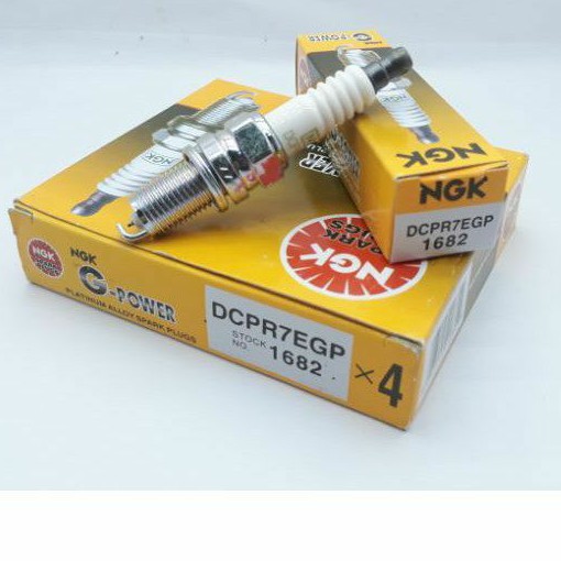 หัวเทียน NGK DCPR7EGP 1682 (1หัว) หัวเทียนเข็ม  G-Power Platinum Suzuki Swift 1.2, Toyota Avanza
