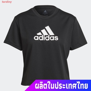 terdiny เสื้อยืดผู้ชายและผู้หญิง Adidas ORIGINALS เสื้อยืด LOUNGEWEAR Adicolor Essentials Trefoil ผู้หญิง สีดำ GL3830 Sp