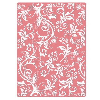 Sizzix (660579) Textured Impressions Plus Embossing Folder-Botanical Swirls