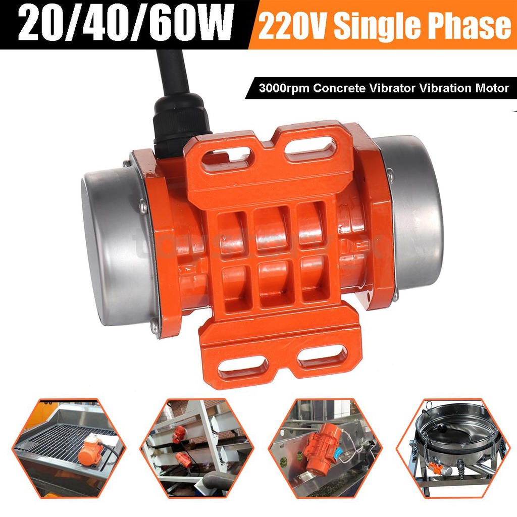 มอเตอร์สั่นสะเทือนคอนกรีต 60W 220V