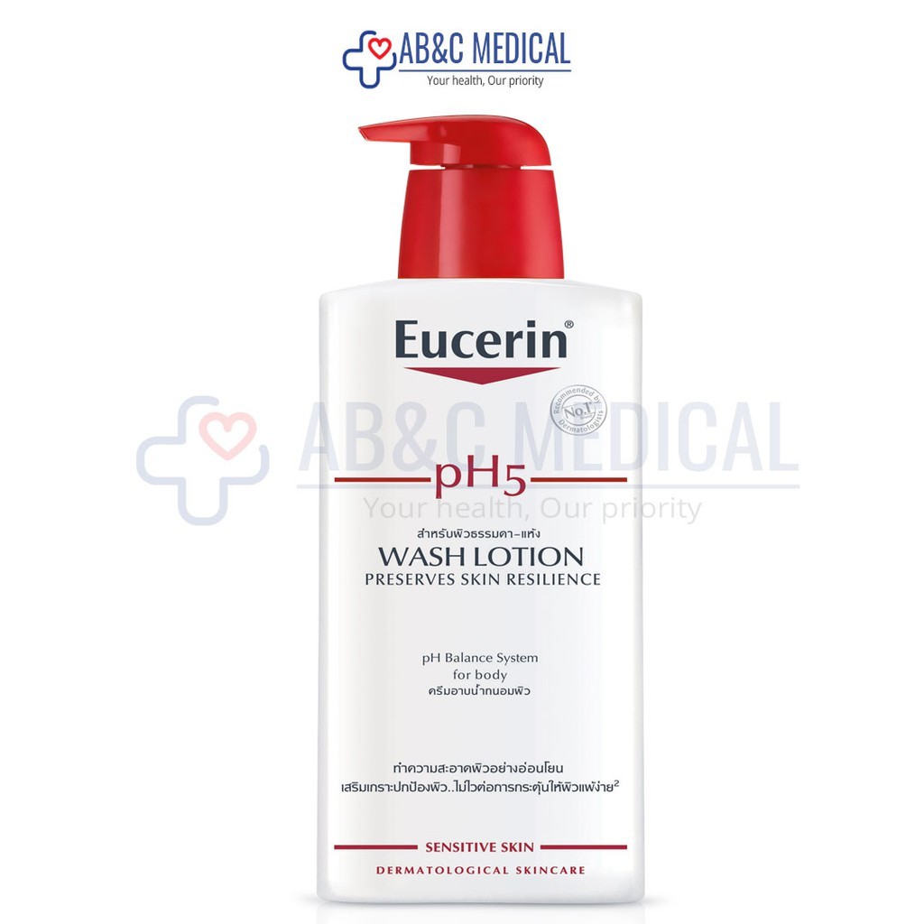 Eucerin pH5 Skin-Protection WASH LOTION 400ml ยูเซอริน วอช โลชั่น ph5