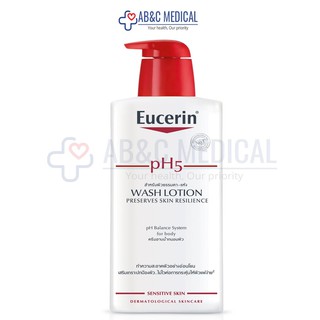 EXP:23/05/25 Eucerin pH5 Skin-Protection WASH LOTION 400ml ยูเซอริน วอช โลชั่น ph5