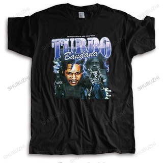 [S-5XL] GILDAN 【Sportwear】เสื้อยืดคอกลม ผ้าฝ้าย 100% พิมพ์ลาย Fredo Santana X Chief Keef Badana Turbo สีดํา หรูหรา แฟชั่