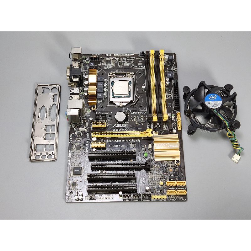 ชุดซีพียูพร้อมเมนบอร์ด i5 4570 + asus z87-k
