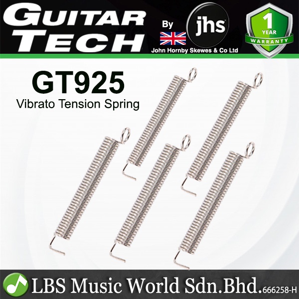 Guitar Tech GT925 Vibrato Tension Spring กีตาร์ไฟฟ้า - 5 ชิ้น (GT 925)
