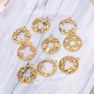 จี้เรซิ่น cabochon 9 ชิ้น diy