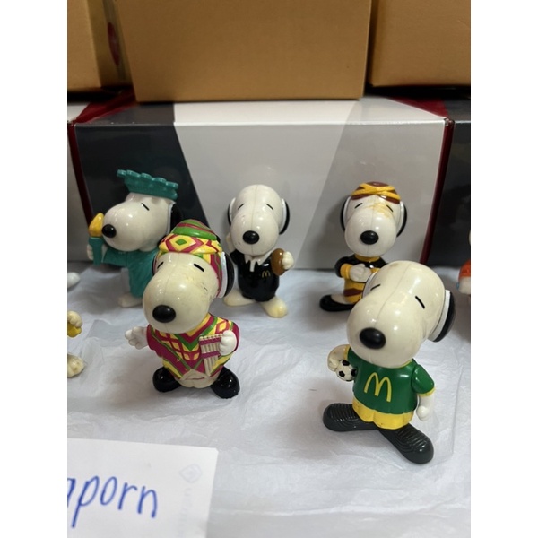 McDonald's Snoopy World Tour 2 (กลุ่มD) ของเก่ามีตำหนิ