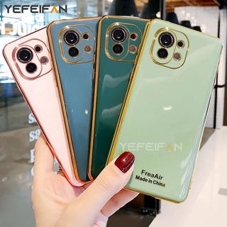 เคสโทรศัพท์ Xiaomi Mi 11 Lite 5G NE Redmi  Note 10 5G Pro 10S POCO F3 X3 Pro Tpu ฝาหลังแบบนุ่มชุบด้วยไฟฟ้าป้องกันการหล่น