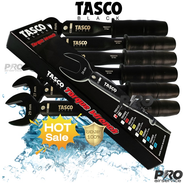 TASCO BLACK ประแจทอร์ค มีขนาด 1/4", 3/8", 1/2", 5/8" ประแจปอนด์ &amp; ทอร์ค New Torque Wrench™