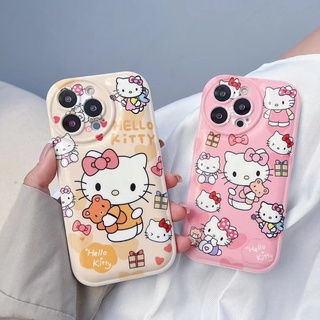 【Hello Kitty】การ์ตูน เบาะลม กันกระแทก เคสโทรศัพท์ For VIVO V23 5G S1 Y7s Y76 Y76s X50 X60 X70 X80 Pro เคสอ่อน กรณี