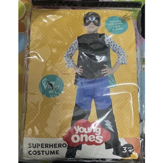 ของใหม่ ชุดแฟนซีซุปเปอร์ฮีโร่เด็ก  superhero brand young ones size 6-9 y